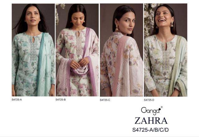 Ganga zahra 4725 Dress material wholesale price